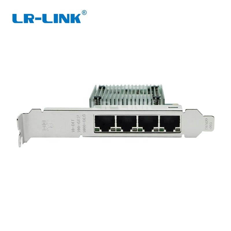 LR-LINK LREC9714HT PCI Express X4 Gigabit Quad Ports Copper 10/100/1000Mbps 4 RJ45 Ports 1000Base-T Network Adapter