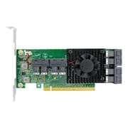PCIe 3.0 X16 to 8-Port SFF-8643 NVMe Adapter Card