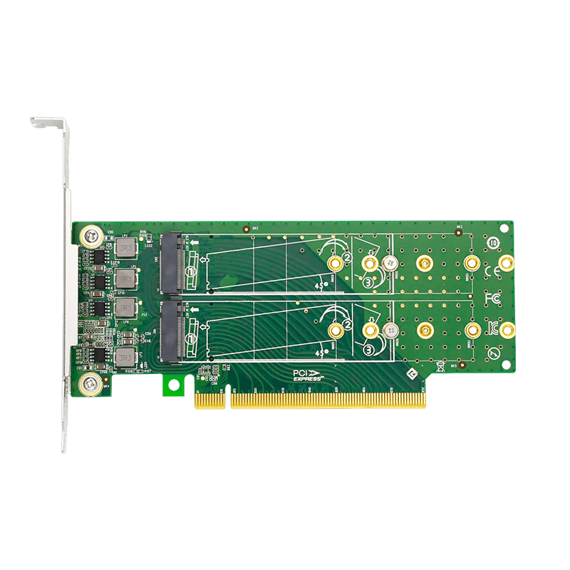 Linkreal PCIe X16 to 4 Port M.2 NVMe SSD Adapter