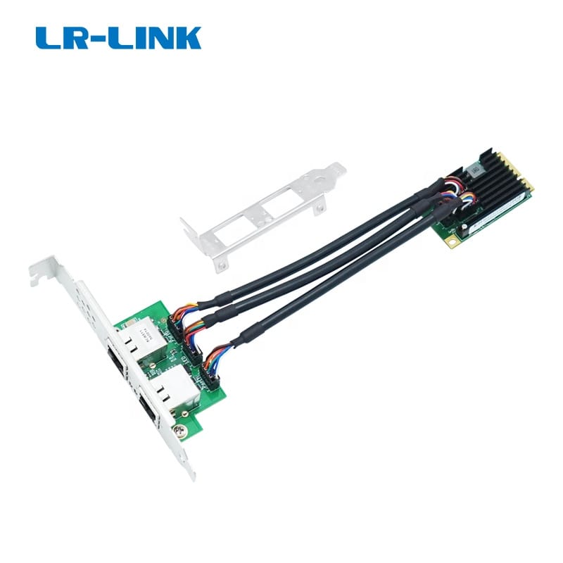 LRES2217PT Mini PCIe Dual-port Gigabit 1G Network Cards RJ45 Lan M.2 Ethernet Network Card Adapter