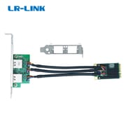 LRES2217PT Mini PCIe Dual-port Gigabit 1G Network Cards RJ45 Lan M.2 Ethernet Network Card Adapter