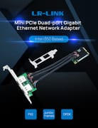 LRES2217PT Mini PCIe Dual-port Gigabit 1G Network Cards RJ45 Lan M.2 Ethernet Network Card Adapter