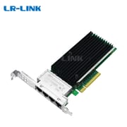 LR-LINK LRES1013PT PCIe 3.0 X8 Quad Port 10Gbps 4*RJ45 Copper Ethernet Network Card
