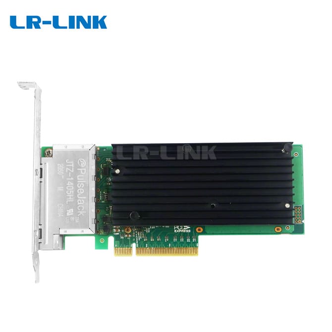 LR-LINK LRES1013PT PCIe 3.0 X8 Quad Port 10Gbps 4*RJ45 Copper Ethernet Network Card