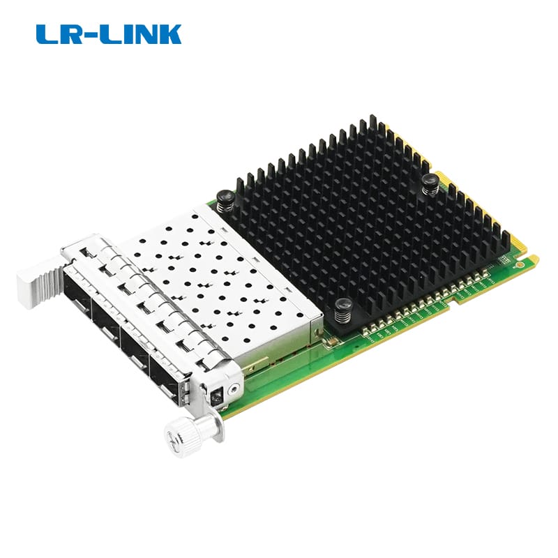 LR-LINK Brand LRES3027PF-OCP OCP 3.0 SFF Quad-Port 25Gbps SFP28 Ethernet Mezzanine Network Adapter Card