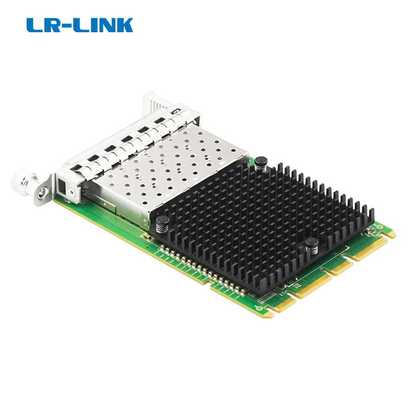 LR-LINK Brand LRES3027PF-OCP OCP 3.0 SFF Quad-Port 25Gbps SFP28 Ethernet Mezzanine Network Adapter Card