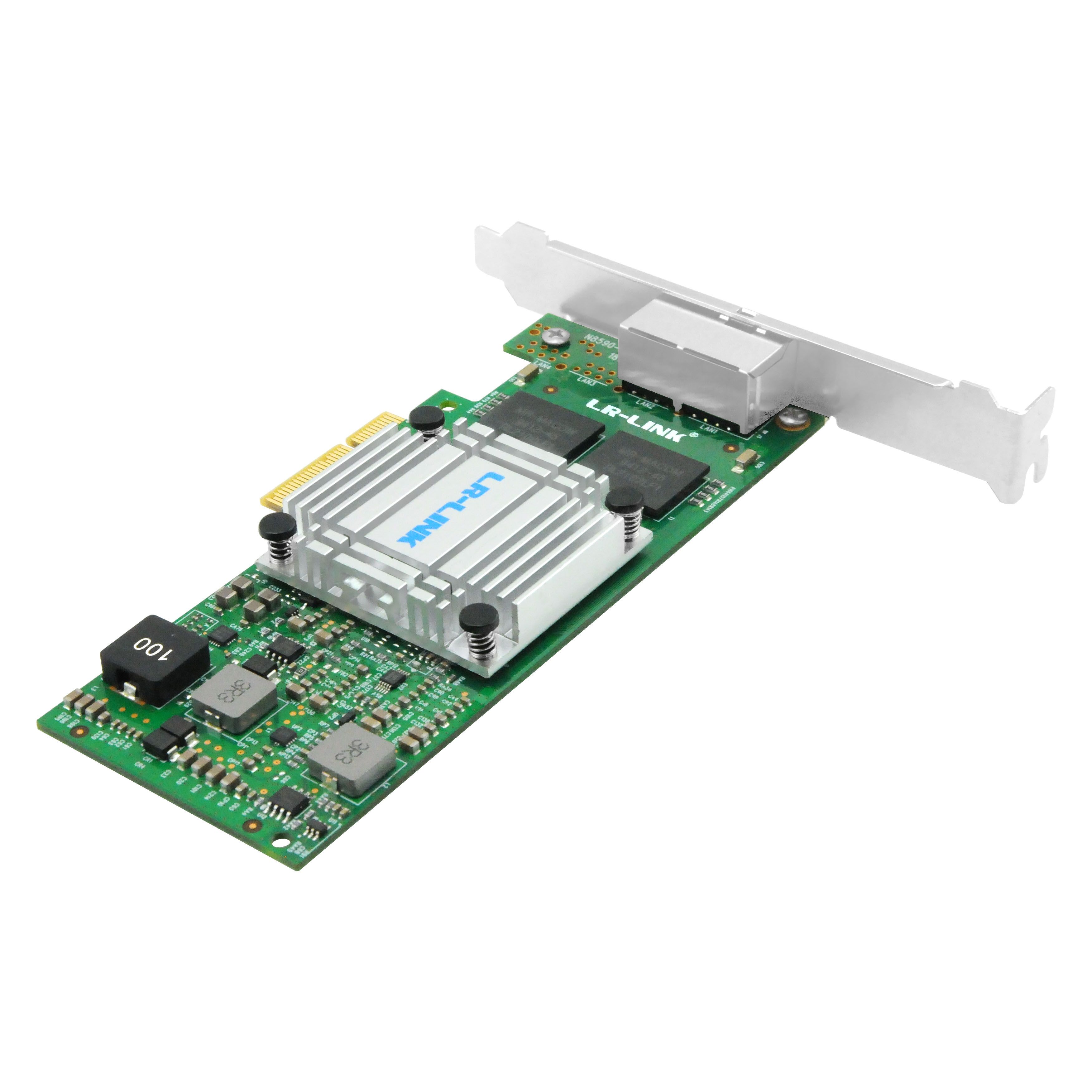 LREC9712HT Ethernet Network Card 2 Port Lan Card I350 PCIe Express Dual Ports Network Adapter