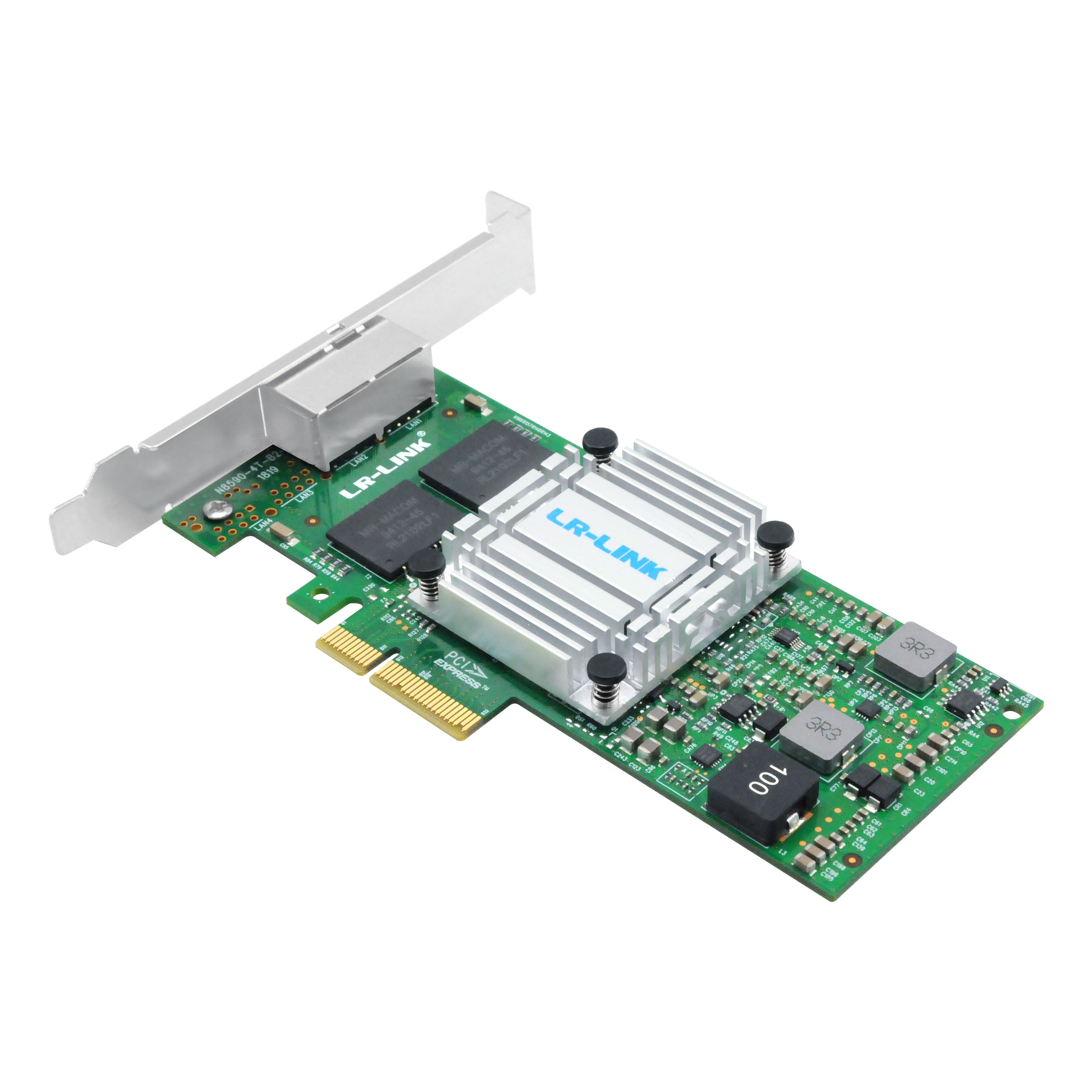 LREC9712HT Ethernet Network Card 2 Port Lan Card I350 PCIe Express Dual Ports Network Adapter