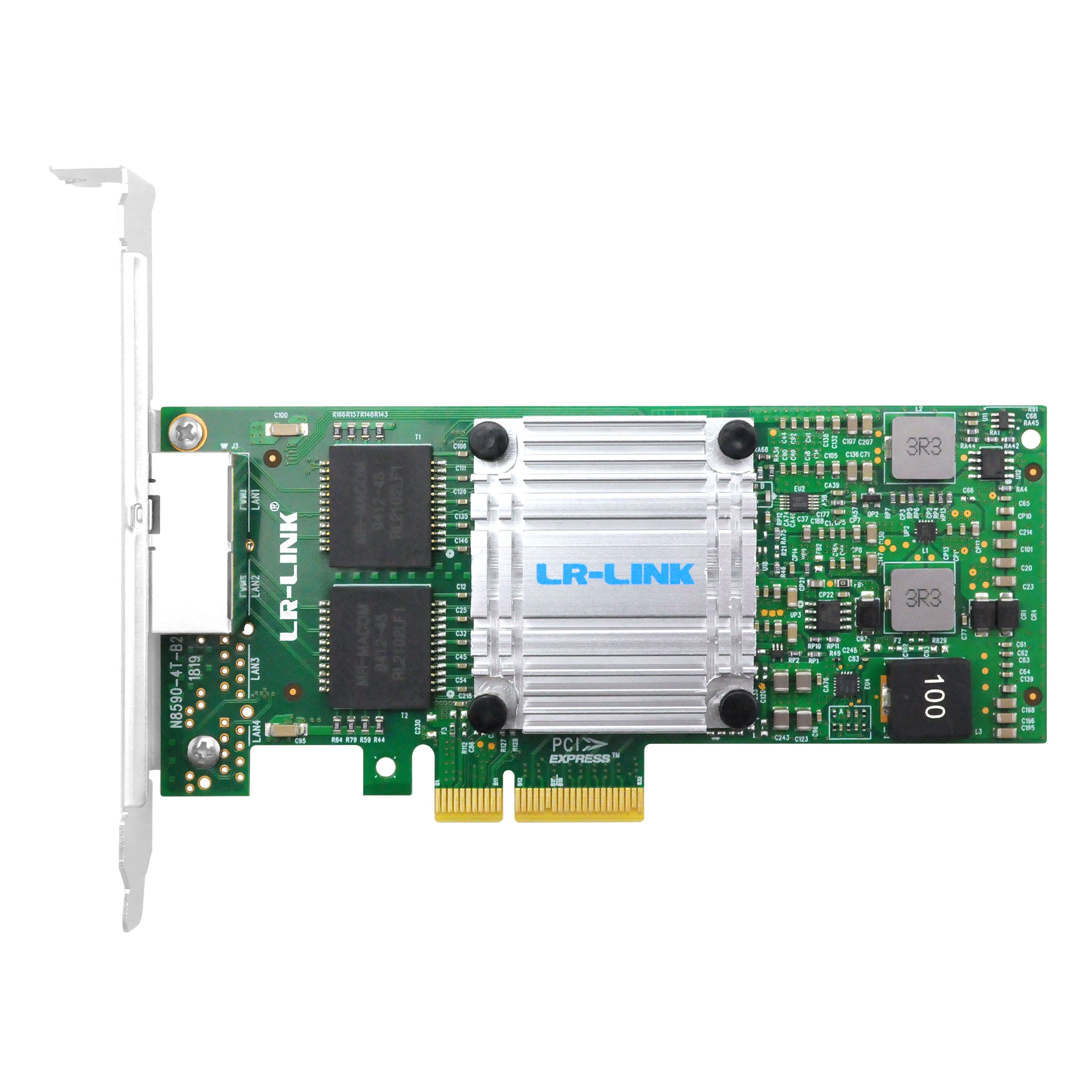LREC9712HT Ethernet Network Card 2 Port Lan Card I350 PCIe Express Dual Ports Network Adapter