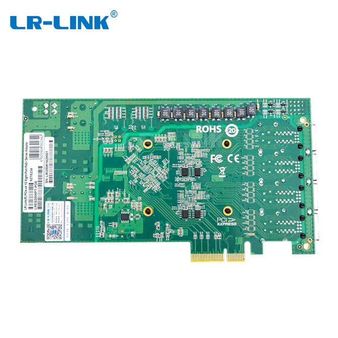 PCI Express X4 Gigabit 8-port RJ45 PoE Frame Grabber GigE Camera Machine Vision