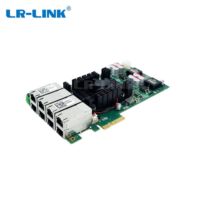 PCI Express X4 Gigabit 8-port RJ45 PoE Frame Grabber GigE Camera Machine Vision