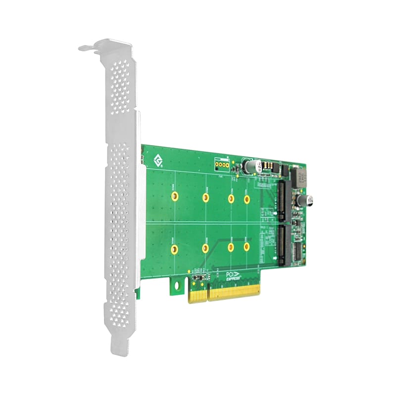 Dual PCIe 3.0 X8 to M.2 NVMe Adapter  M.2 NVMe SSD.