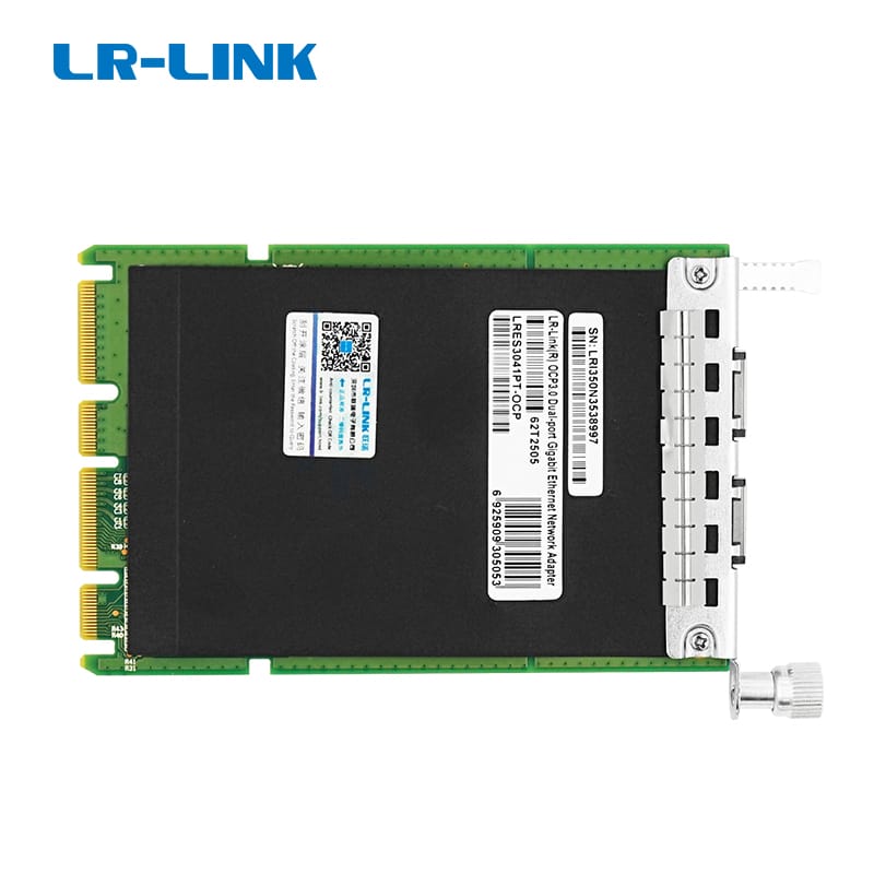 LRES3041PT-OCP Dual Port OCP 3.0 Intel I350 Chipset Based 1G Ethernet Network Adapter Edge Computer