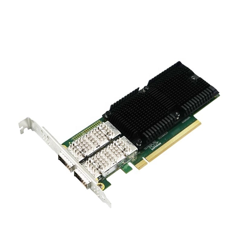 LRES1014PF-2QSFP28 100Gbps Nics Network Interface Cards  Network Card 100G Server Adapter