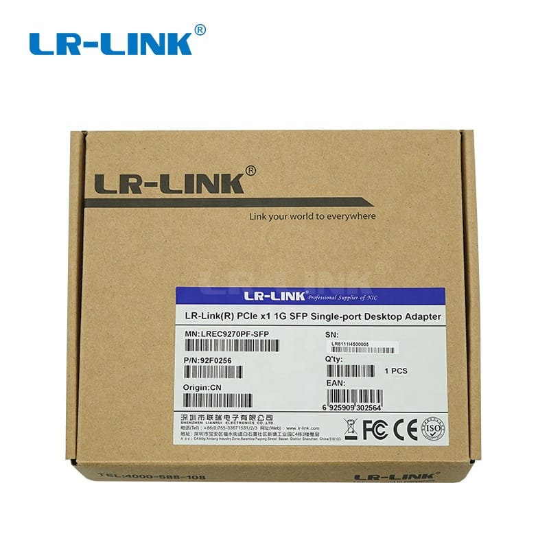RTL8111H RealteK PCIe Fast Ethernet Card 1000Base-FX SFP Port Fiber Network Adapter