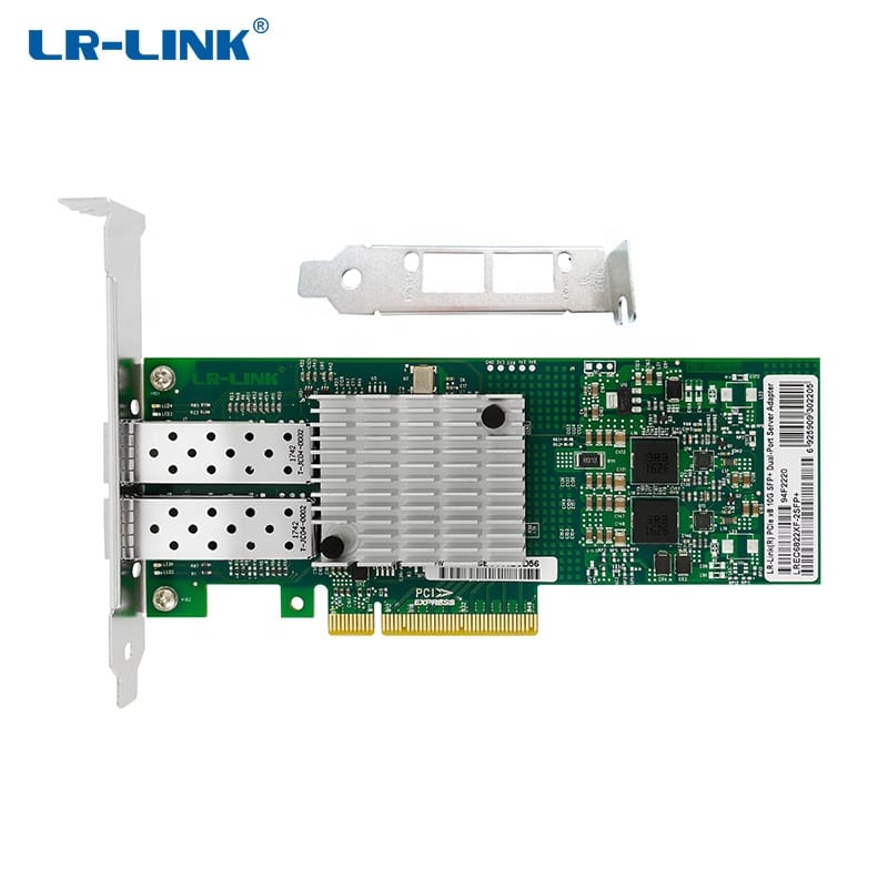 LR-LINK LREC6822XF-2SFP+ PCI-E 3.0 X8 10G Dual Ports Mellanox ConnectX-3 NIC Wired Ethernet Network Lan Card Adapter for Server