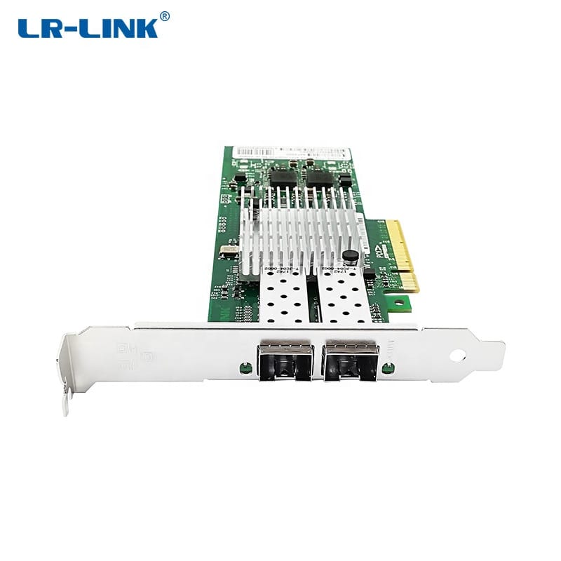 LR-LINK LREC6822XF-2SFP+ PCI-E 3.0 X8 10G Dual Ports Mellanox ConnectX-3 NIC Wired Ethernet Network Lan Card Adapter for Server