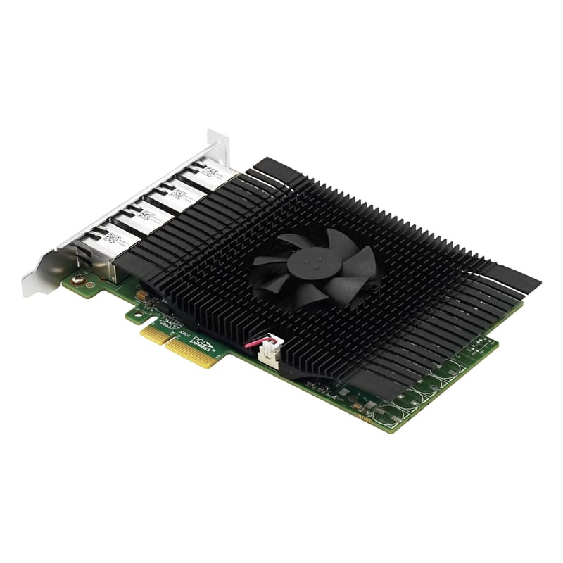 LRES1052PT PCIe3.0 x4 Quad-port 5G Vision Framer Grabber Card