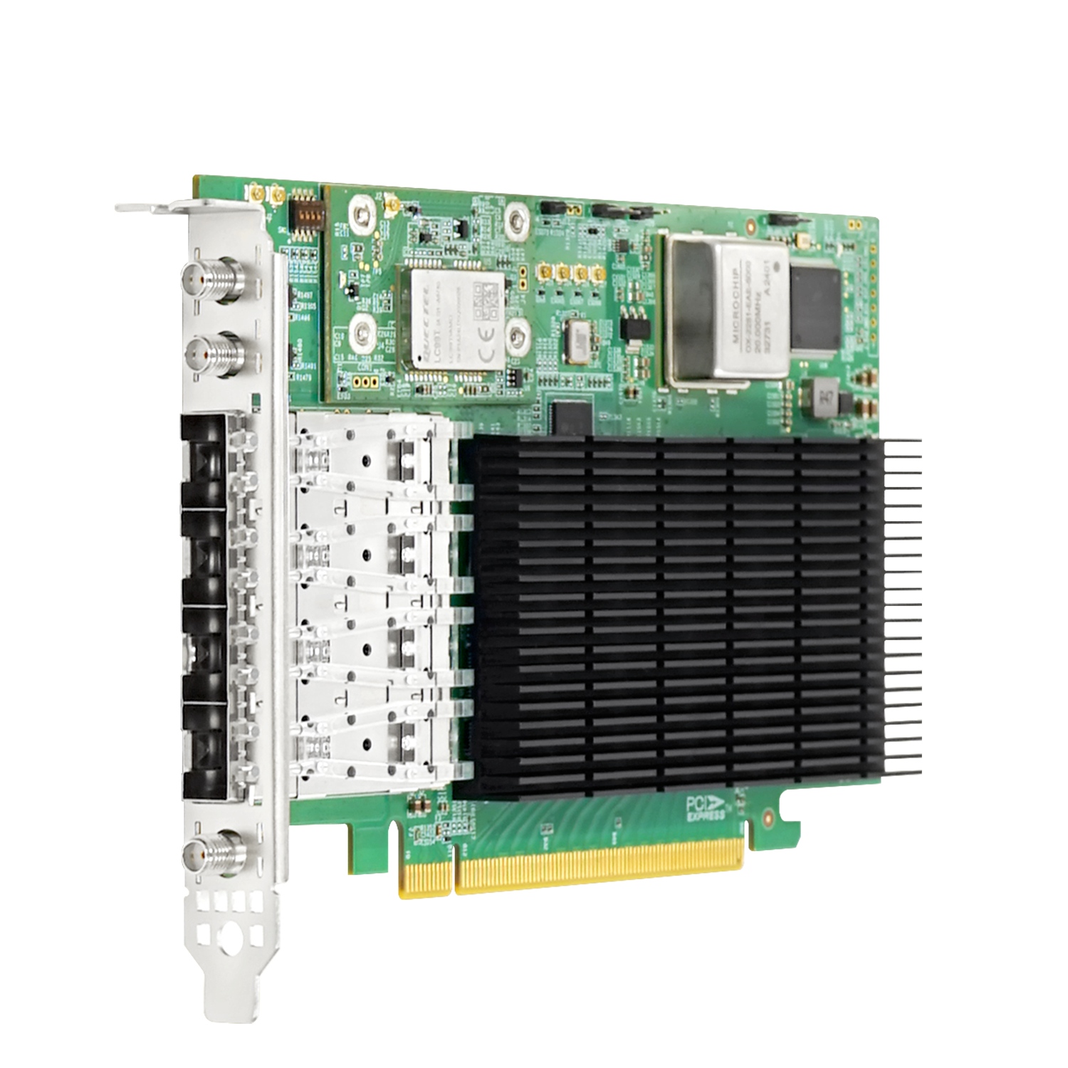 LRES6080PF-4SFP28 Time-Synchronized Ethernet Card Based on Intel E810 ...
