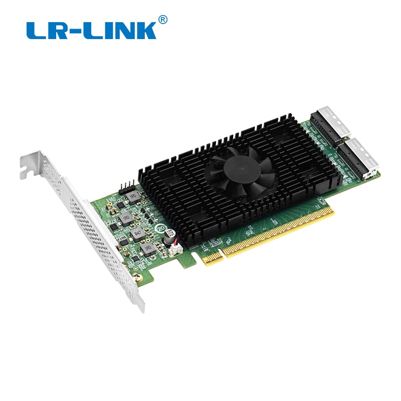 LRSV9560-2I PCle5.0 x16 to Internal 2*MCl0 8i Retimer NVMe Expansion Card (Montage M88RT51632 Based)