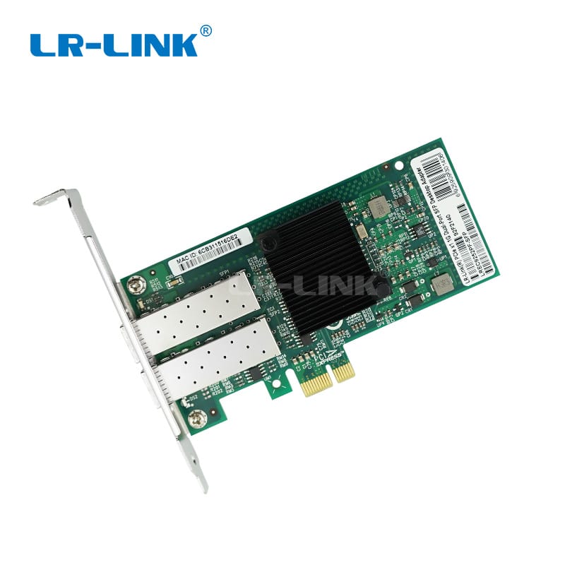 LREC9252PF-2SFP PCIe x1 1000Base-FX 1G Dual-port Network Adapter (Intel I350)