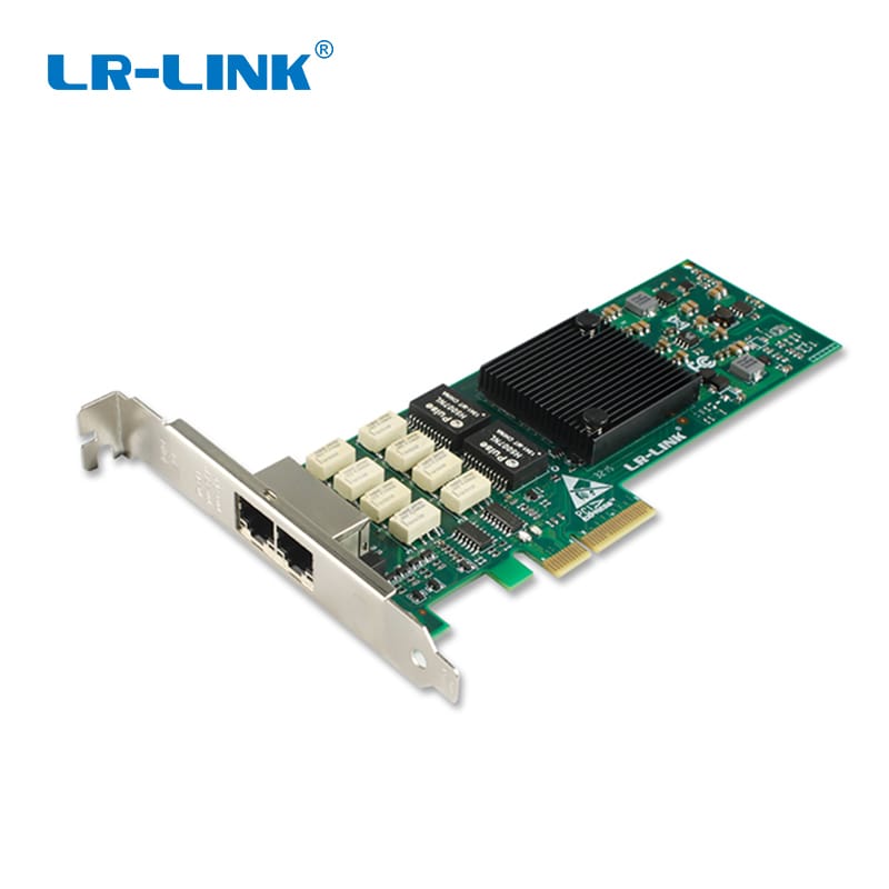 LREC9712HT-BP PCIe x4 1G Dual-port Bypass Adapter (Intel I350)