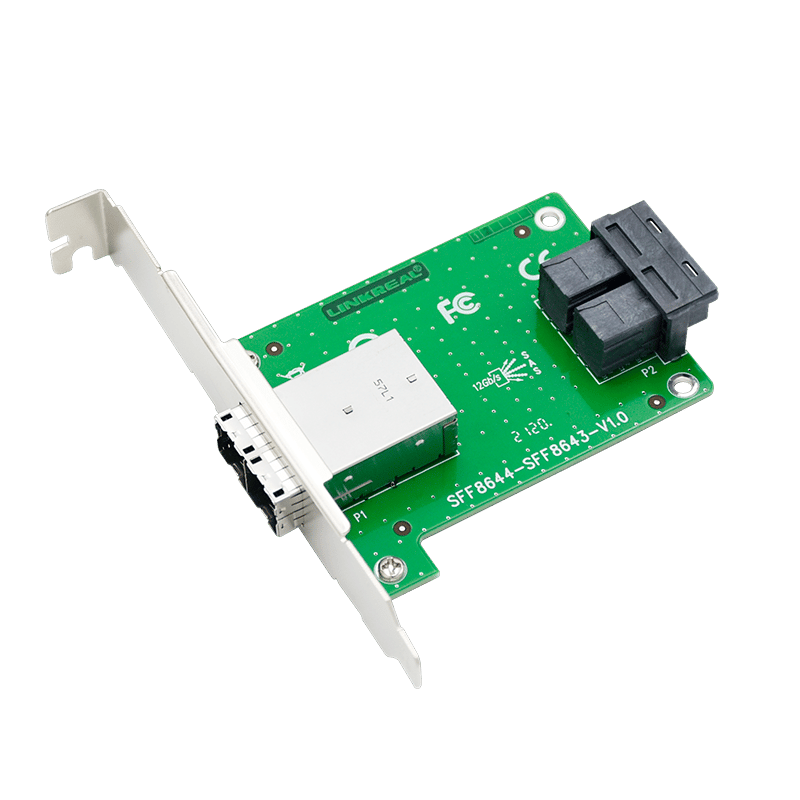 LRFC4622 12G 2-Port SFF-8644 to SFF-8643 Expansion Card