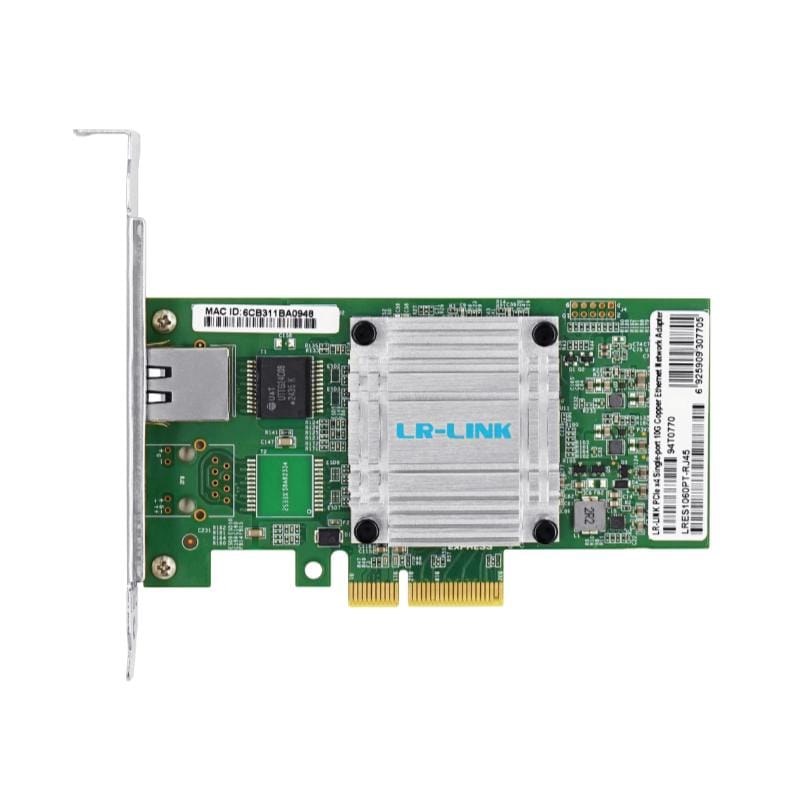 LRES1060PT-RJ45 PCIe x4 Single-port 10G Copper Ethernet Network Adapter