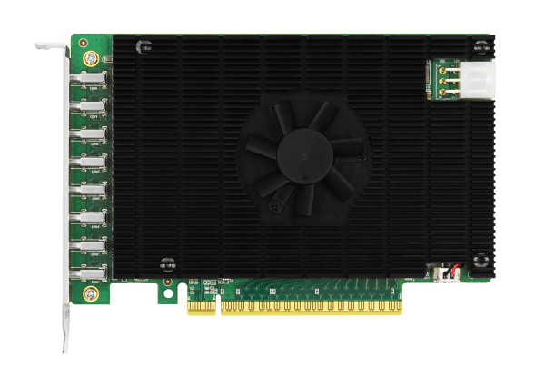LRSU9B20-8C ASMedia ASM3242 PCIe 3.0 x16 to USB 20Gbps Type-C 8 independent Port Expansion Card(pre-sales)