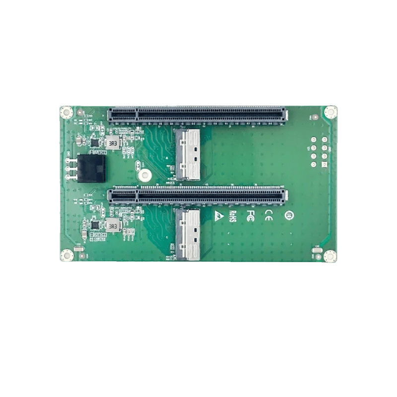 PCIe Gen5 MCIO to Dual x16 Riser Adapter LRFN9A22