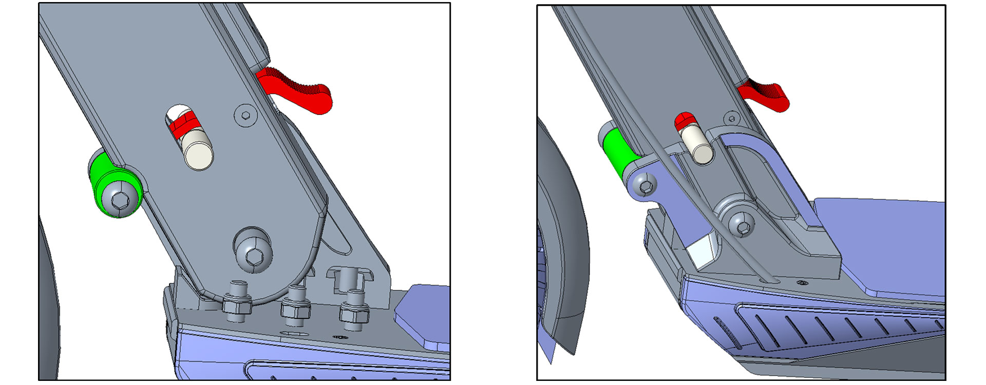 PHSCOO -The design process of the double protection lock folding mechanism