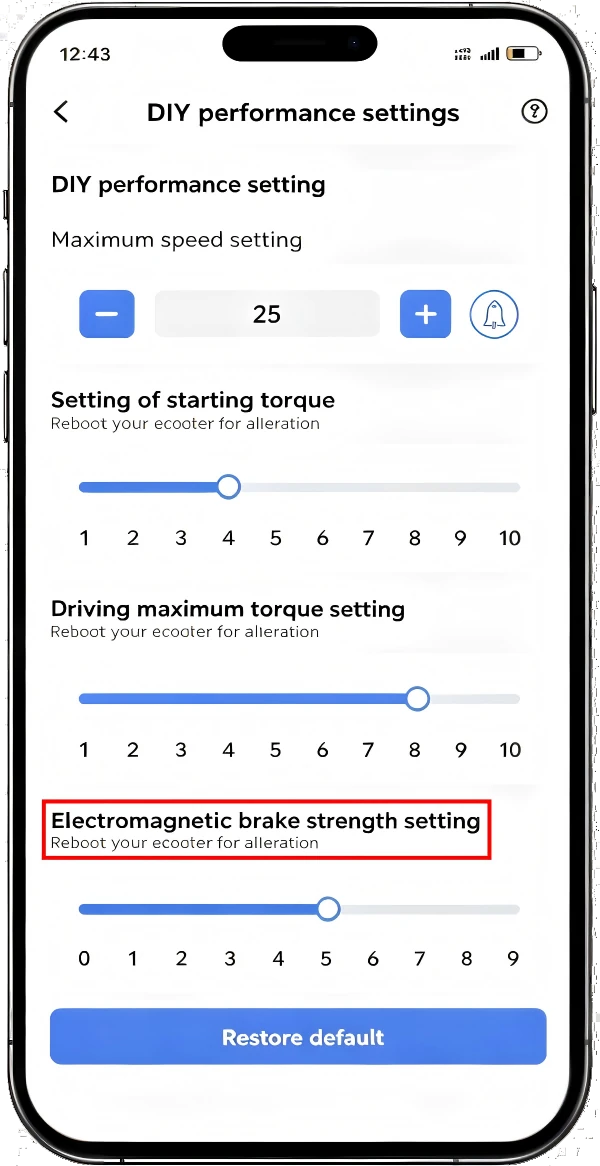 E-Brake Strength