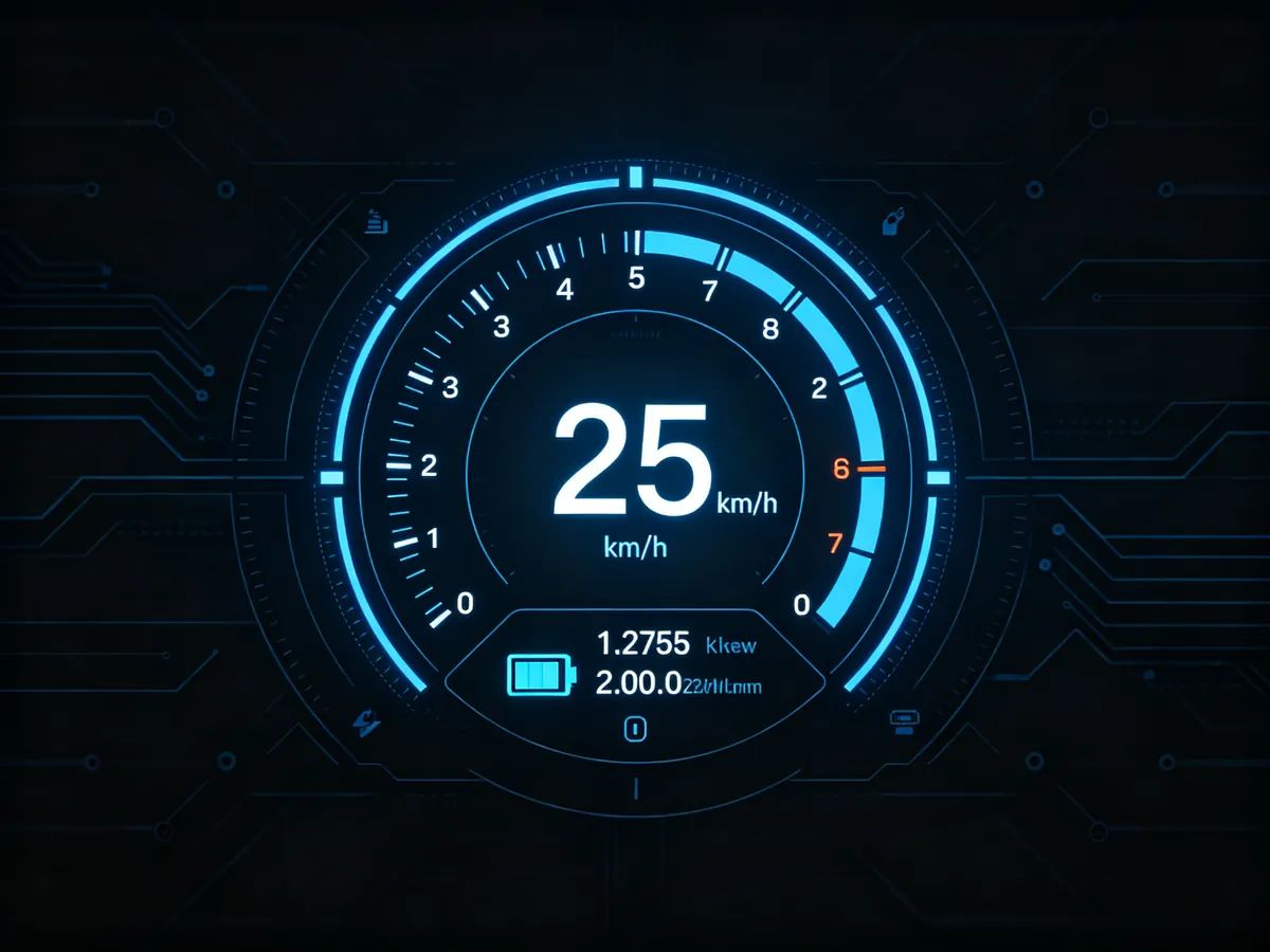 25km/h Range test data- Standard Mode