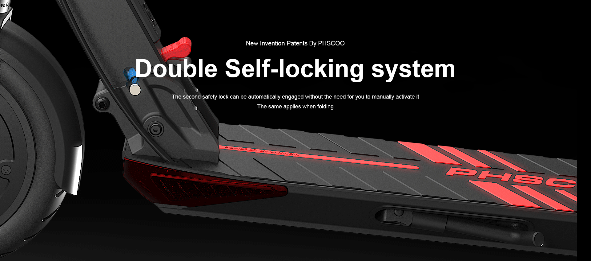 Butterfly Ultra double self-locking folding system demonstration
