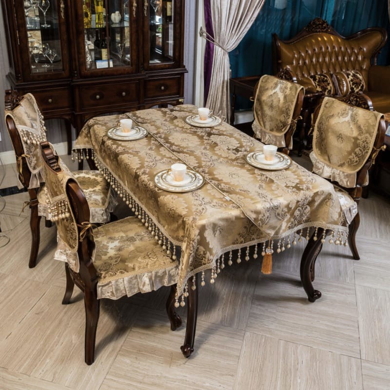 High-end European tablecloth, American living room coffee table cloth, tablerunner, round tablecloth, size can be customized