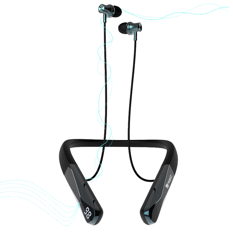 Hmusic® H08 Neckband Headphones w/ Voice Return Mic