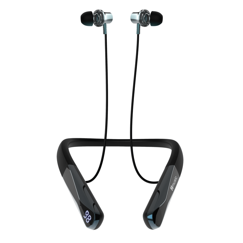 Hmusic® H08 Neckband Headphones w/ Voice Return Mic