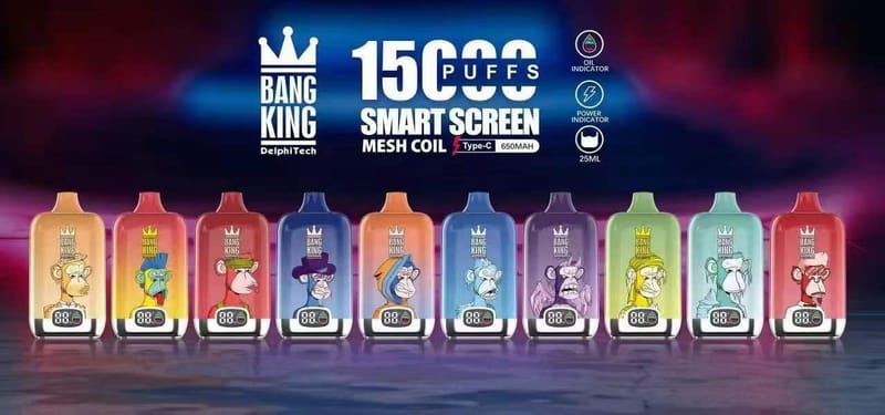 BANG KING 15000 with display screen