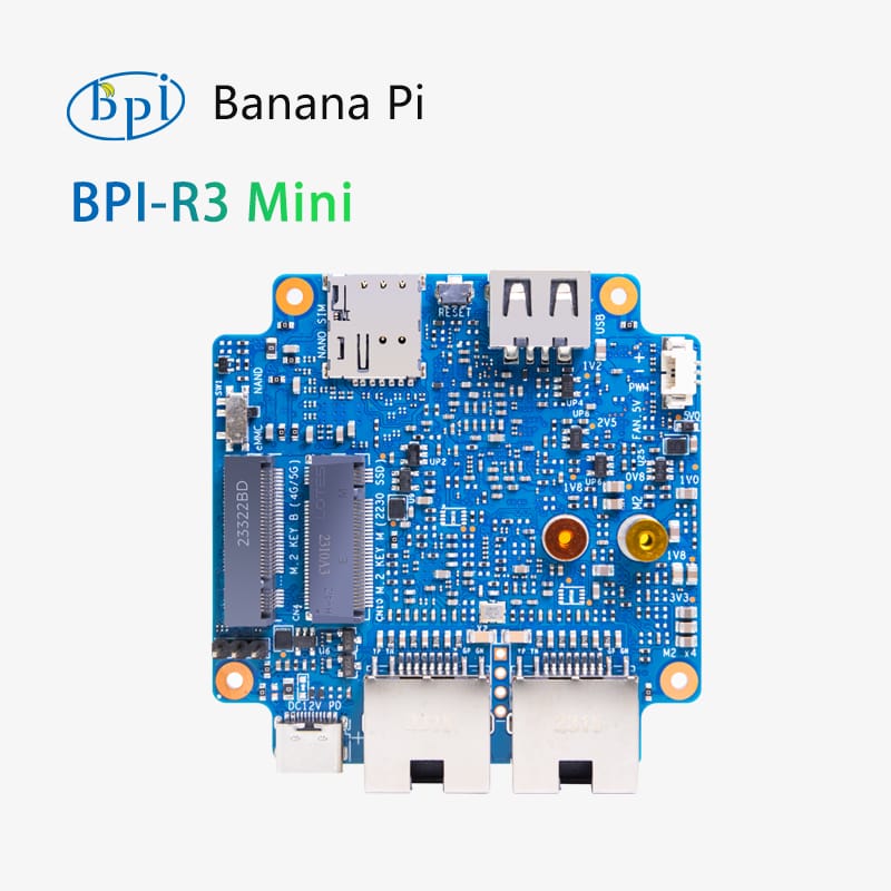 Banana Pi BPI-R3 Mini Router Board MediaTek MT7986A