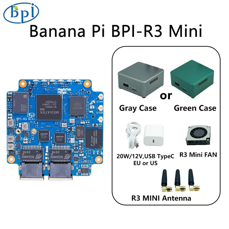 Banana Pi BPI-R3 Mini Package Combination