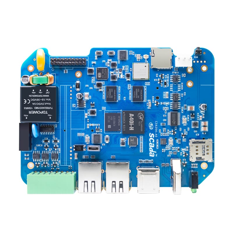 Banana Pi BPI-6204 Embedded single board industrial computer Allwinner A40I ARM Cortex-A7 quad cord 1.2GHz 2GB DDR3 8GB EMMC  support SSD hardisk