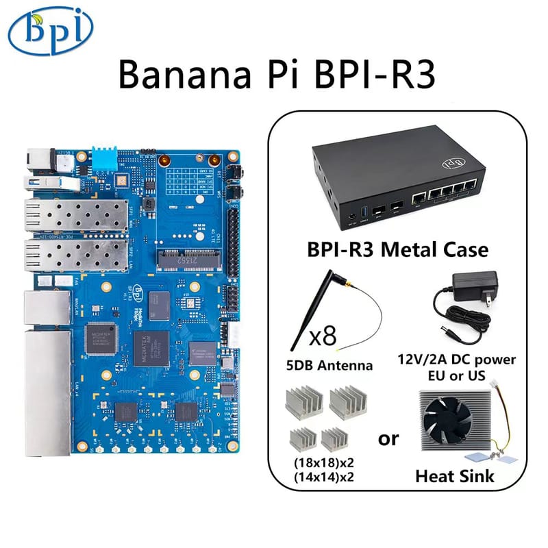 Banana Pi BPI-R3 Package Combination