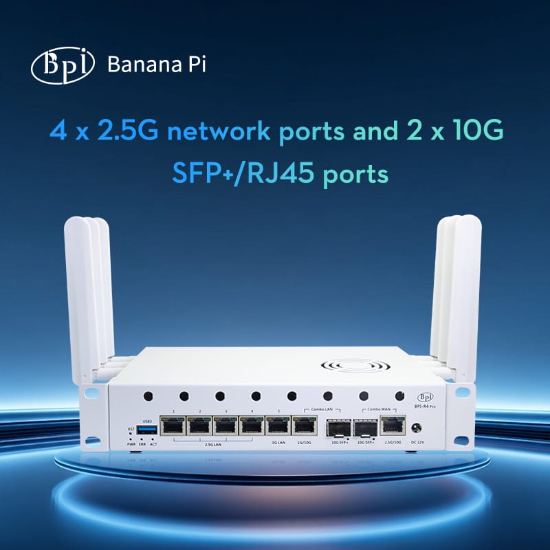 BPI-R4 Pro WiFi7 Router Complete Assembly Package