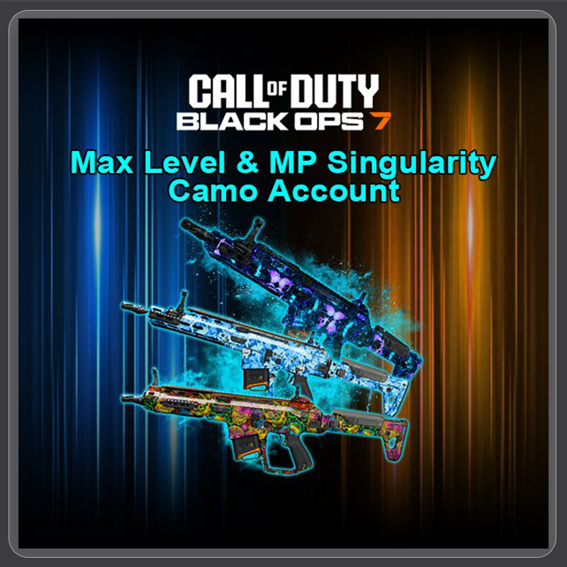 Buy CoD BO7 Max Level Weapons & Singularity Camo Account - DisGG
