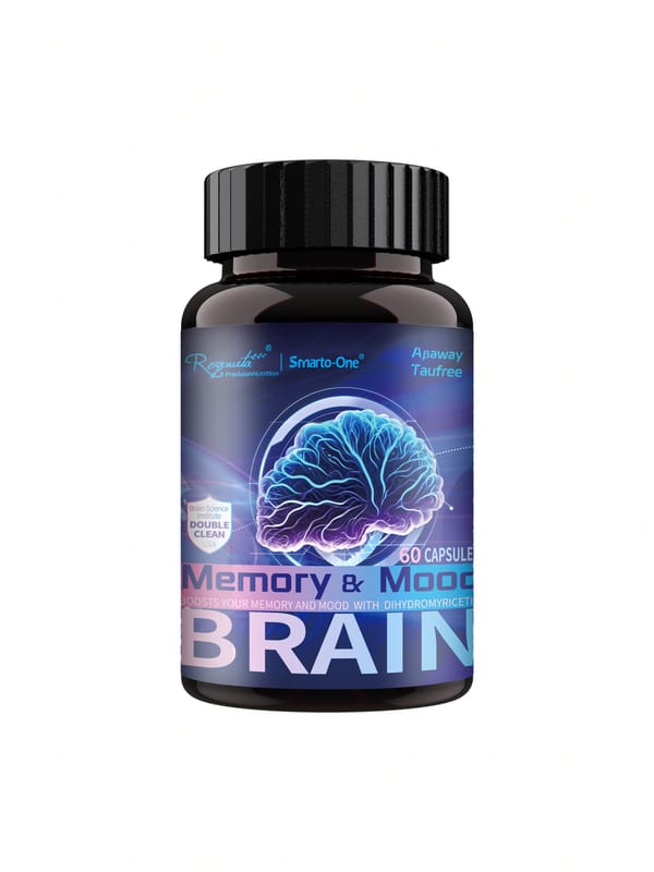 ROYAVITA Plus Memory and Concentration BrainSupplementClinically Tested Puzzle Pills,Improved Mental Clarity, CognitiveEnhancementVitamins B6, B12,Smarto-OnePhosphatidylserine 60 Capsules