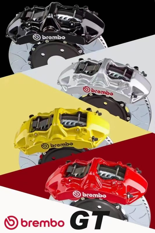High Performance Auto Brake Systems 6 Pot Brake Caliper Brembo  GT6