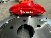 Rear high performance brake caliper Electromechanical Integrated 4 Piston fit electronic hand brake fir 18 19 20 21 22 inch wheel 