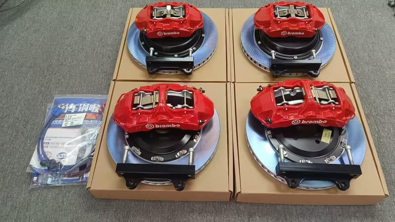 Rear Hot Sale OEM Brake Caliper brembo GT4 4 Piston fit for 19 20 21 22 inch wheel 