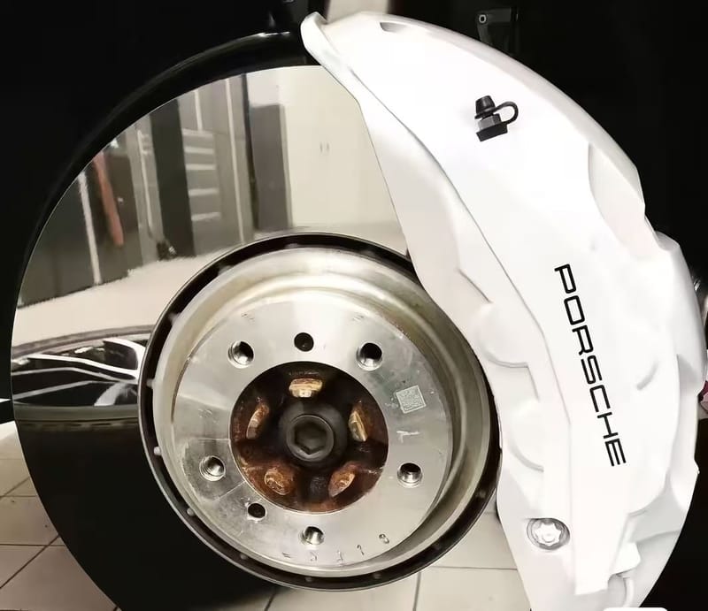 Tungsten carbide mirror-finish brake disc, Porsche original tungsten carbide brake disc