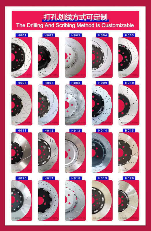  High Carbon Alloys Combination Brake Disc 